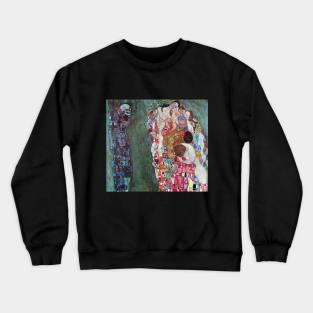 Death and Life by Gustav Klimt Crewneck Sweatshirt